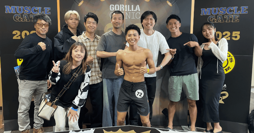 マッスルコンテストに出場したひかるさんの画像